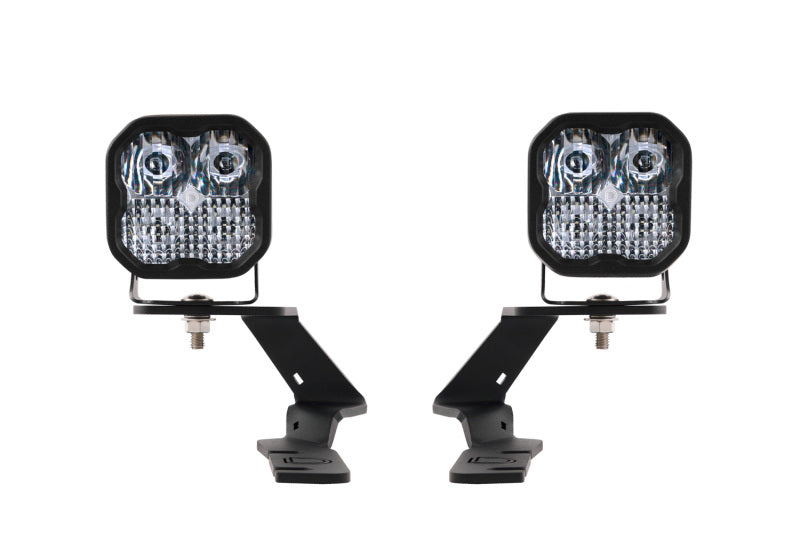 19-23 Ford Ranger Diode Dynamics DD6585 Pro SS3 LED Ditch Light Kit - White Combo