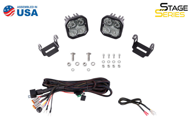 21-25 Ford Bronco Diode Dynamics DD7185 SS3 LED Ditch Light Kit - Sport Yellow Combo