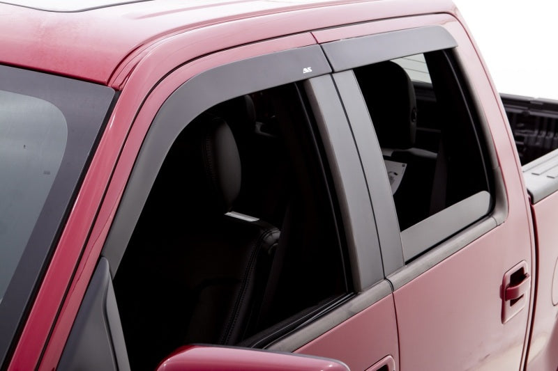 15-25 Ford F-150 AVS 774061 Ventvisor Low Profile Window Deflectors 4pc - Matte Black