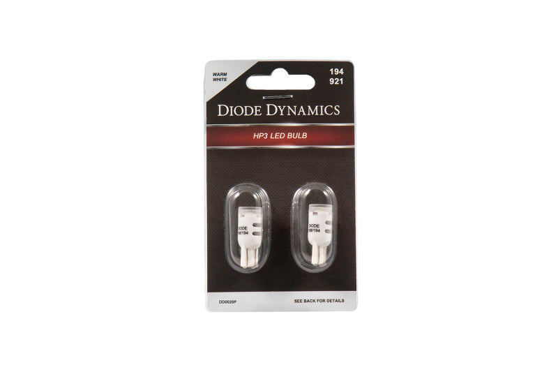18-25 Ford F-150 Diode Dynamics DD0327P 194 LED Bulb HP3 LED Warm - White Short (Pair)