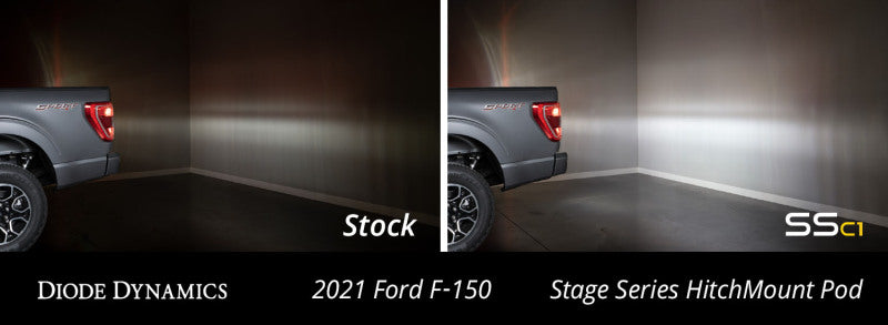 21-23 Ford F-150 Diode Dynamics DD7649 HitchMount LED Pod Reverse Kit C1R