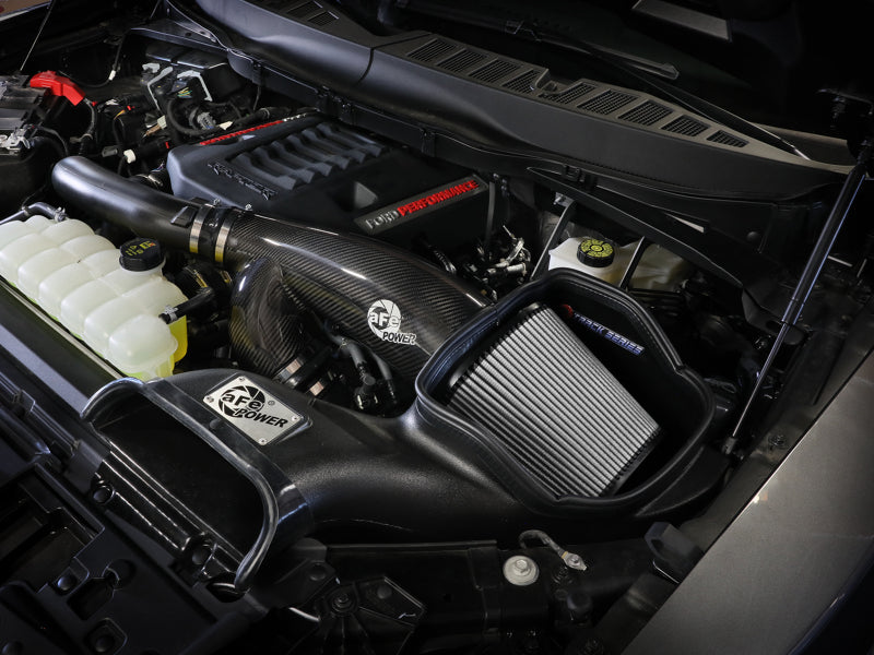 21-25 Ford Raptor / F-150 / 22-25 Expedition/ Navigator aFe 57-10031D Track Series Carbon Fiber Cold Air Intake System w/ Pro DRY S Filter