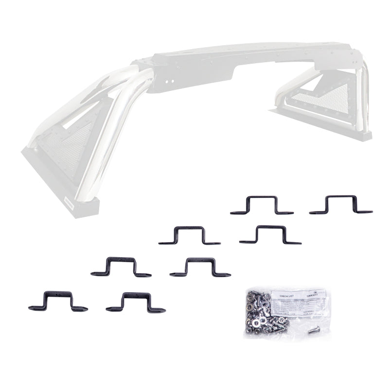 15-25 Ford F-150 Go Rhino 968301T Sport Bar 2.0 - 3in Cube Light Bracket Kit