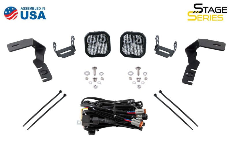 19-23 Ford Ranger Diode Dynamics DD6584 SS3 LED Ditch Light Kit - Yellow Combo