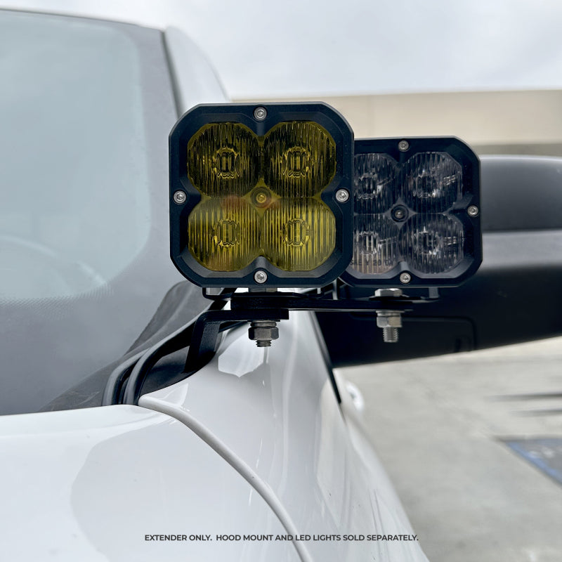 15-24 Ford F-150 / 19-24 Ranger / 21-23 Bronco Go Rhino 732400T Universal XE Hood Hinge Cube Light Mount