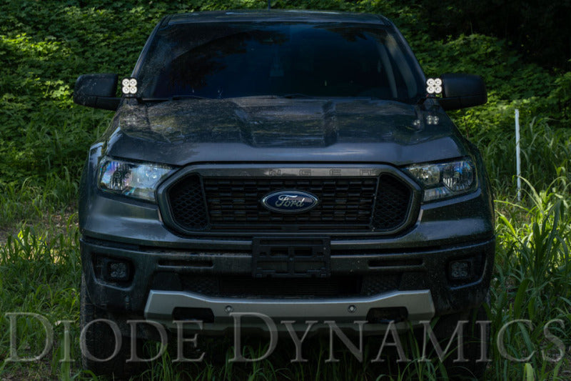 19-23 Ford Ranger Diode Dynamics DD6585 Pro SS3 LED Ditch Light Kit - White Combo