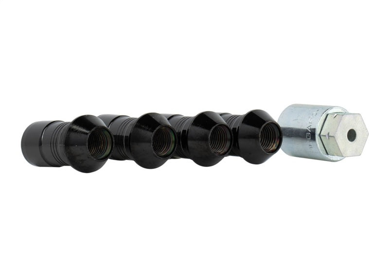 15-25 Ford F-150 / 15-26 Mustang / 20-26 Explorer / 22-25 Maverick / 17-25 Raptor / 18-25 Expedition/ Navigator Ford Racing M-1A043-A M14 x 1.5 Black Security Lug Nut Kit - Set of 4