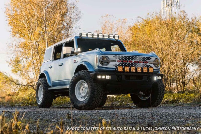 21-25 Ford Bronco Diode Dynamics DD7270 SS5 6-Pod CrossLink Grille Lightbar Kit Pro - White Combo