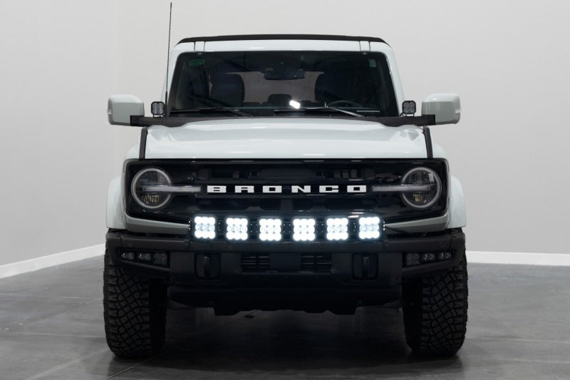 21-25 Ford Bronco Diode Dynamics DD7270 SS5 6-Pod CrossLink Grille Lightbar Kit Pro - White Combo