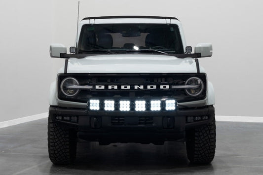 21-25 Ford Bronco Diode Dynamics DD7270 SS5 6-Pod CrossLink Grille Lightbar Kit Pro - White Combo