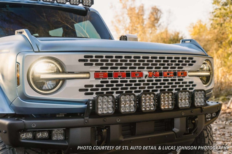 21-25 Ford Bronco Diode Dynamics DD7270 SS5 6-Pod CrossLink Grille Lightbar Kit Pro - White Combo