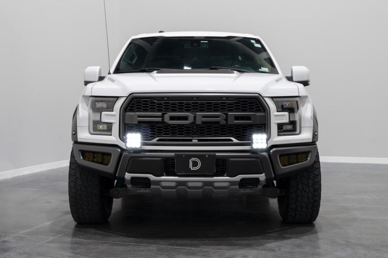 17-20 Ford Raptor Diode Dynamics DD7348 SS5 Bumper LED Pod Light Kit - Pro White Combo
