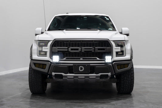17-20 Ford Raptor Diode Dynamics DD7348 SS5 Bumper LED Pod Light Kit - Pro White Combo