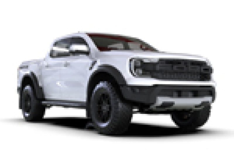 23-25 Ford Ranger Raptor Rally Armor MF123-UR-BLK-GRY Black UR Mud Flap Grey Logo