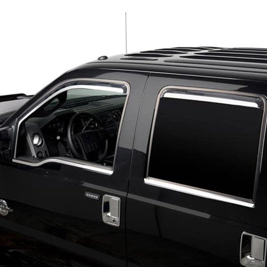 Putco 15-20 Ford F-150 - (Set of 4) Element Chrome Window Visors