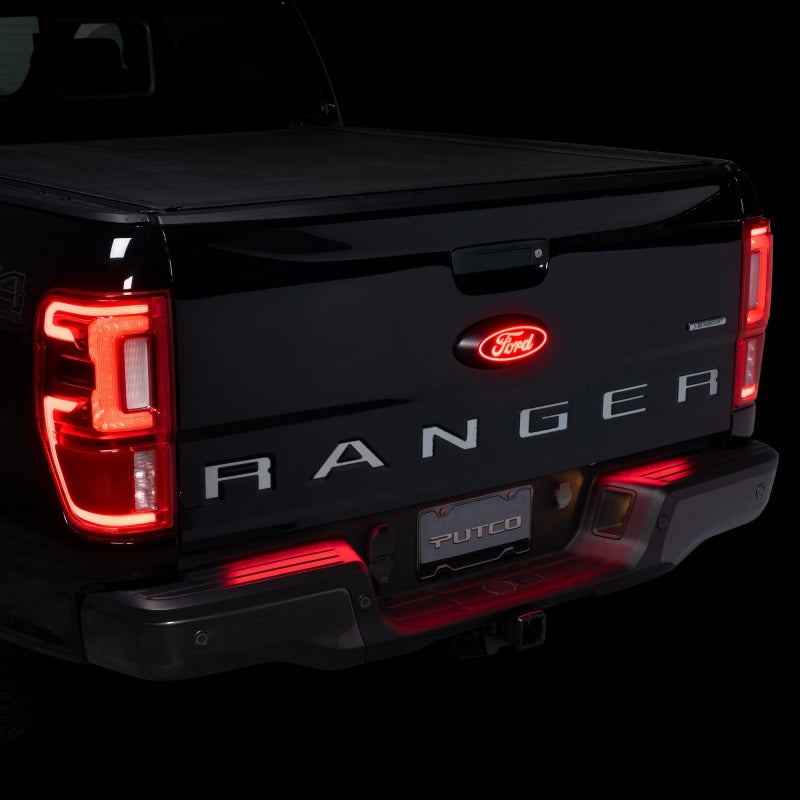 19-23 Ford Ranger Putco 92652 Luminix LED Red Oval Tailgate Emblem