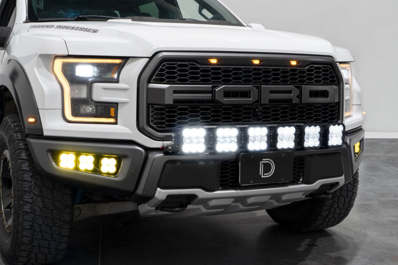 17-20 Ford Raptor Diode Dynamics DD7337 SS5 Grille CrossLink Lightbar Kit - Pro White Combo