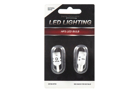 18-23 Ford F-150 Diode Dynamics DD0329P 194 LED Bulb HP3 LED Pure - White Short (Pair)