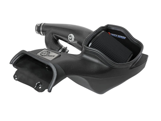 21-25 Ford Raptor / 22-25 Expedition / 21-25 F-150 / 22-25 Navigator V6 3.5L aFe 57-10031K Track Series Carbon Fiber Cold Air Intake System w/ Black Pro 5R Filter