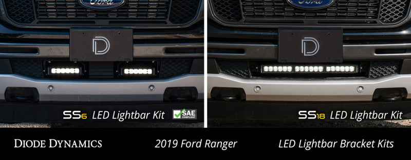 19-21 Ford Ranger Diode Dynamics DD6592 SS6 LED Lightbar Kit -  White Driving