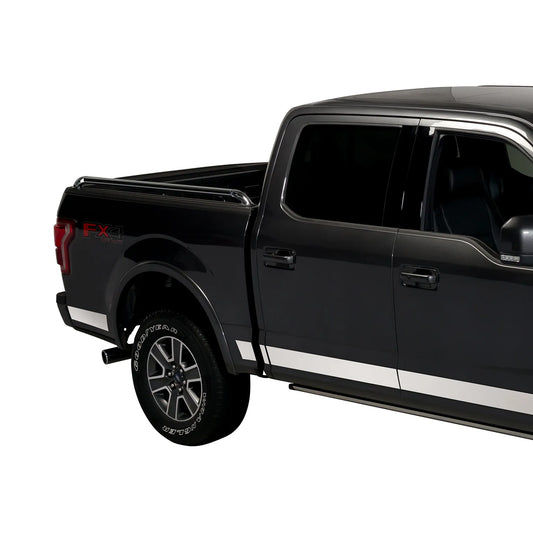 Putco 09-14 Ford F-150 Super Crew Cab 5.5 Box - 7in Wide - 12pcs Pro Stainless Steel Rocker Panels