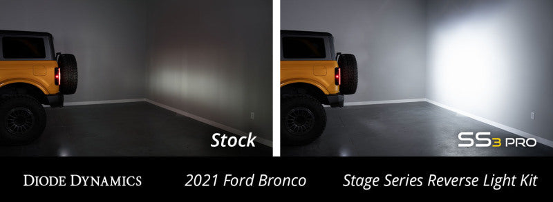 21-25 Ford Bronco Diode Dynamics DD7352P Stage Series Reverse Light Bracket Kit