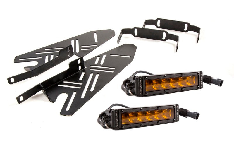 17-20 Ford Raptor Diode Dynamics DD6216 SS Fog Kit SS 6.0 In - Amber Driving