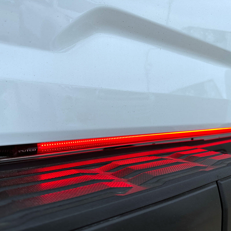 21-23 Ford F-150 Putco 9203060-17 60In Direct Fit Red Blade Kit Tailgate Bars w Factory LED Taillamps