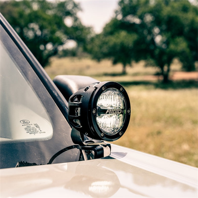 21-23 Ford Bronco Sport Rigid Industries 46711 A-Pillar Light Mount Kit (Incl. 4In 360-Series Drive)