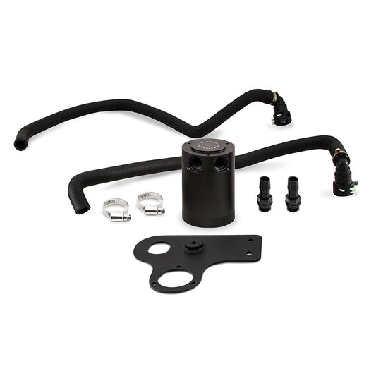 18-23 Ford Mustang GT V8 5.0L Mishimoto MMBCC-MUS8-18PBE Baffled Oil Catch Can - PCV Side