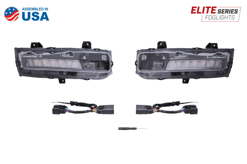 18-23 Ford Mustang Diode Dynamics DD5132 Elite Series Combination Fog Lamp - Cool - White (Pair)