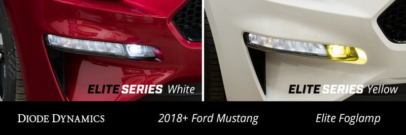 18-23 Ford Mustang Diode Dynamics DD5132 Elite Series Combination Fog Lamp - Cool - White (Pair)
