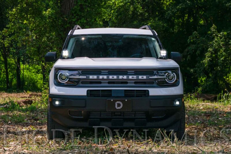 21-25 Ford Bronco Sport Diode Dynamics DD7139 SS3 LED Ditch Light Kit - Sport Yellow Combo