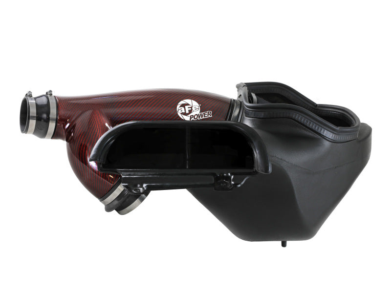 17-25 Ford F-150 / Raptor / 18-25 Navigator / 18-25 Expedition aFe 57-10031KR Track Series Red Kevlar Carbon Fiber C/A Intake System w/Black Pro 5R Filter