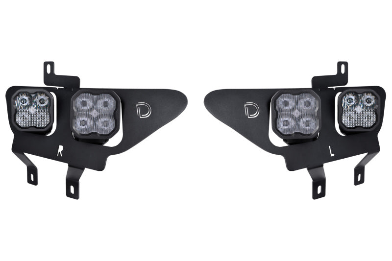 21-23 Ford F-150 Diode Dynamics DD7310 SS3 LED Fog Pocket Kit - White Sport