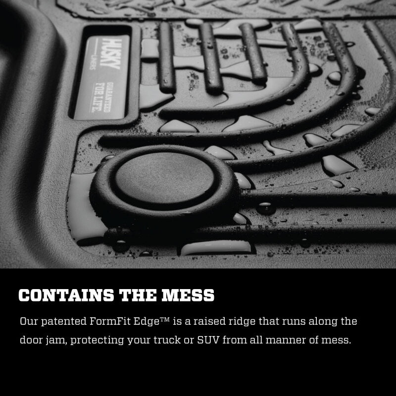 19-25 Ford Ranger Husky Liners 19861 Weatherbeater Second Seat Floor Liner - Black - 1 Piece