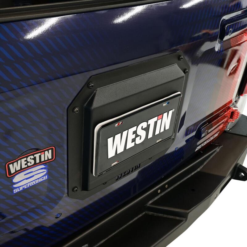 22-25 Ford Bronco (Excl. Sport) Westin 59-89055 Spare Tire Delete Plate - Tex. Blk